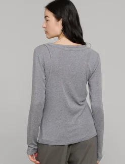Grey Double Layered Tank Top