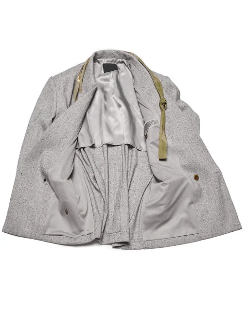 Grey Suit Oversized Blazer