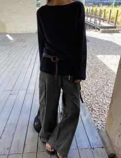 Grey Utility Cargo Pants