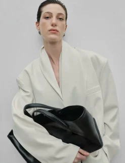 Ivory Scarf Blazer