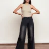 Jane Faded Wide Leg Jeans