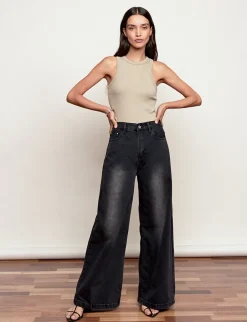 Jane Faded Wide Leg Jeans