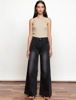 Jane Faded Wide Leg Jeans