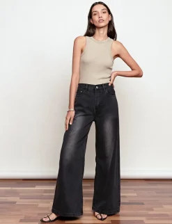Jane Faded Wide Leg Jeans