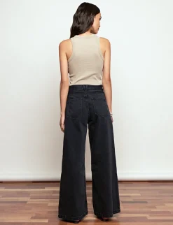 Jane Faded Wide Leg Jeans