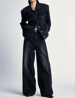 Jane Faded Wide Leg Jeans