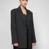 Mel Pin-Stripe Oversized Blazer