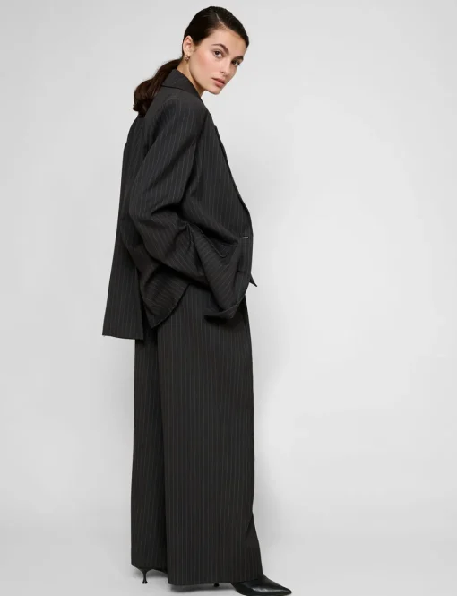 Mel Pin-Stripe Oversized Blazer