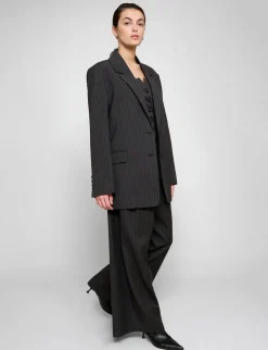 Mel Pin-Stripe Oversized Blazer