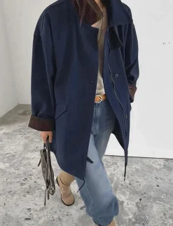 Navy Corduroy Country Jacket