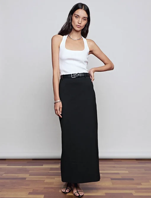 Nia Black Maxi Skirt-BESTSELLER