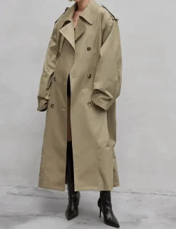 Oversized Padded Trench Coat