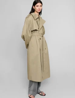 Oversized Padded Trench Coat