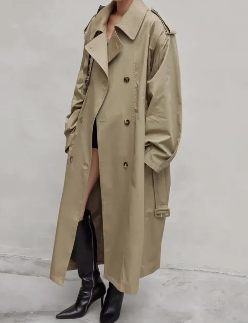 Oversized Padded Trench Coat