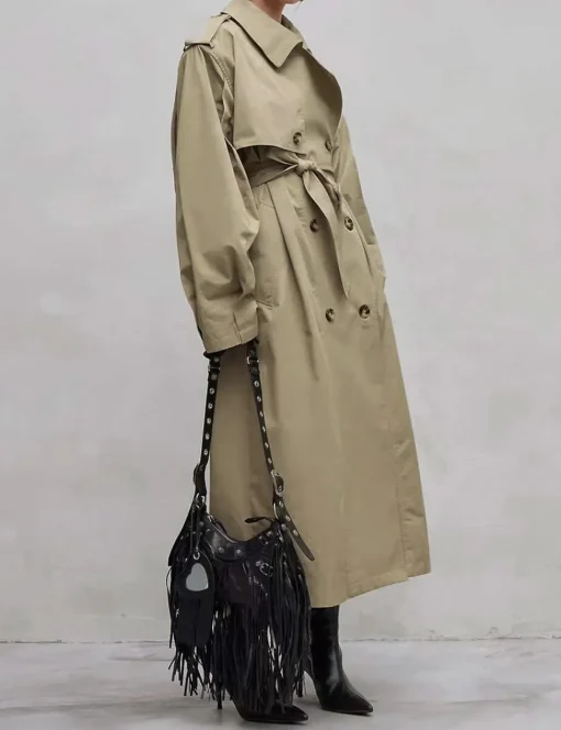 Oversized Padded Trench Coat