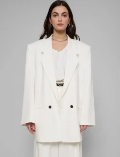 Oversized White Blazer