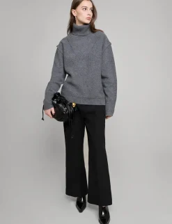 Oversized Wool Turtleneck Sweater