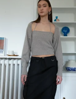 Parachute Pocket Maxi Skirt