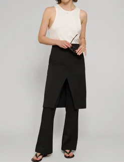 Ray Layered Skirt Pants