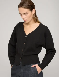 Silver Deco Buttons Cardigan