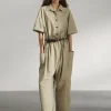 Tan Baggy Jumpsuit-BESTSELLER