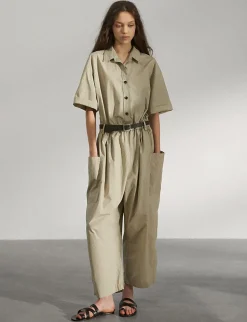 Tan Baggy Jumpsuit-BESTSELLER
