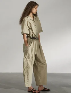 Tan Baggy Jumpsuit-BESTSELLER