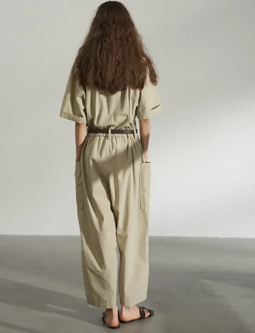 Tan Baggy Jumpsuit-BESTSELLER