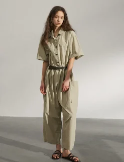 Tan Baggy Jumpsuit-BESTSELLER