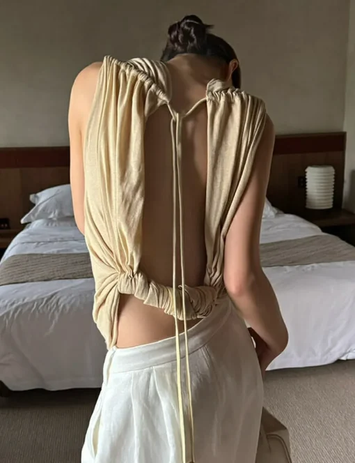 Tie Back Tee-PREORDER