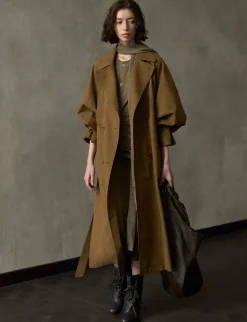 Toffee Oversized Trench Coat