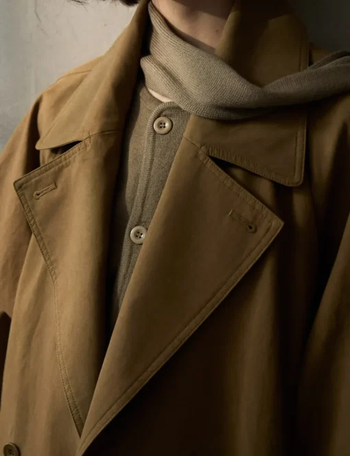 Toffee Oversized Trench Coat