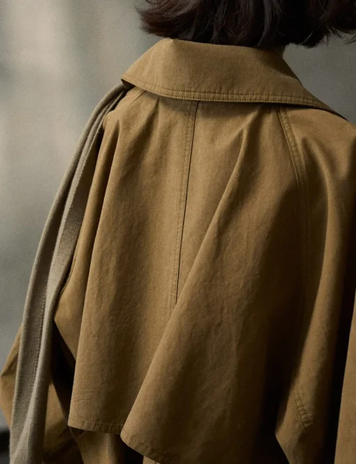 Toffee Oversized Trench Coat