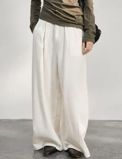 White Baggy Trousers