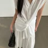 White Twist Front Top-PREORDER